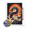 Epic Dragon Sea Diamond Painting Kit: Create Stunning Fantasy Art