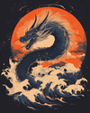 Epic Dragon Sea Diamond Painting Kit: Create Stunning Fantasy Art