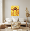 Radiant Sunflower Embrace Diamond Painting Kit: Full Drill Art