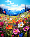 Enchanting Valley Wildflowers Diamond Painting Kit – Full Drill DIY Sparkle Art
