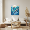 Sparkling Ocean Waves of Joy Sea Turtle Diamond Painting Kit