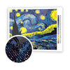Van Gogh's Starry Night Diamond Painting Kit – DIY Relaxing Craft Art