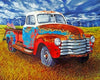 paint by numbers kit Abandoned Vintage Truck - Custom paint by number