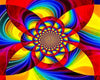 paint by numbers kit Abstract Rainbow Colorss - Custom paint by number