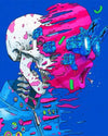 paint by numbers kit Aesthetic Skull - Custom paint by number
