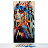 paint by numbers kit American Indian 4