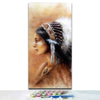 paint by numbers kit American Indian 5
