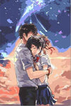 paint by numbers kit Anime youth couple