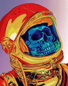 paint by numbers kit Astronaut Skull - Custom paint by number