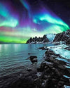 paint by numbers kit Aurora Northern Lights