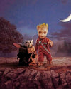 paint by numbers kit Baby groot and baby yoda