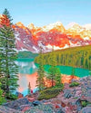 paint by numbers kit Banff National Park Alberta