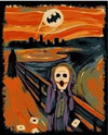 paint by numbers kit Batman Joker Scream