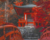 paint by numbers kit Bentendo Temple Japans - Custom paint by number