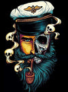 paint by numbers kit Captain Skull - Custom paint by number