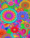paint by numbers kit Colorful Mandalas - Custom paint by number