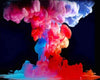 paint by numbers kit Colorful Smoke Abstracts - Custom paint by number