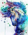 paint by numbers kit Colourful Horse 2