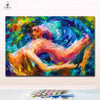 paint by numbers kit Colourful Lovers