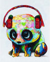 paint by numbers kit Colourful Panda