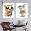 paint by numbers kit Cute Animal Collection N1