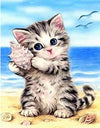 paint by numbers kit Cute cats 1