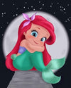 paint by numbers kit Cute Little Ariel