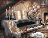 paint by numbers kit Europe Piano Hand painted Oil Painting - Custom paint by number