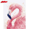 paint by numbers kit Flamingo 21