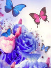 paint by numbers kit Flower And Butterfly Dream - Custom paint by number
