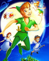 paint by numbers kit Flying Peter Pan
