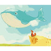 paint by numbers kit Fox and whale