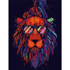 paint by numbers kit Hipster Lion