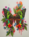 paint by numbers kit Illustration Butterfly Art - Custom paint by number