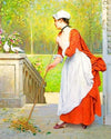 paint by numbers kit Joseph caraud cleaning woman - Custom paint by number