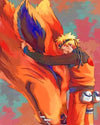 paint by numbers kit Kurama and naruto