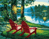 paint by numbers kit Lakeside Chair