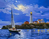 paint by numbers kit Lighthouse 12