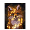 paint by numbers kit Luminescence fox