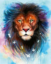 paint by numbers kit Majestic Lion 2