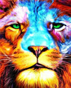 paint by numbers kit Majestic Lion 3