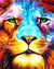 paint by numbers kit Majestic Lion 3