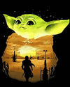 paint by numbers kit Mandalorian Baby Yoda Art