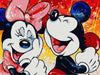 paint by numbers kit Mickey Mouse and Minnie - Custom paint by number