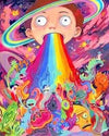 paint by numbers kit Morty Smith Rainbow