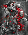 paint by numbers kit Motocross Skulls - Custom paint by number