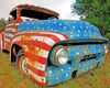 paint by numbers kit Old truck - Custom paint by number