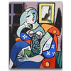 paint by numbers kit Pablo PIcasso - Woman with book
