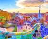 paint by numbers kit Park Güell Barcelonas - Custom paint by number