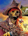 paint by numbers kit Pirate Skull - Custom paint by number
